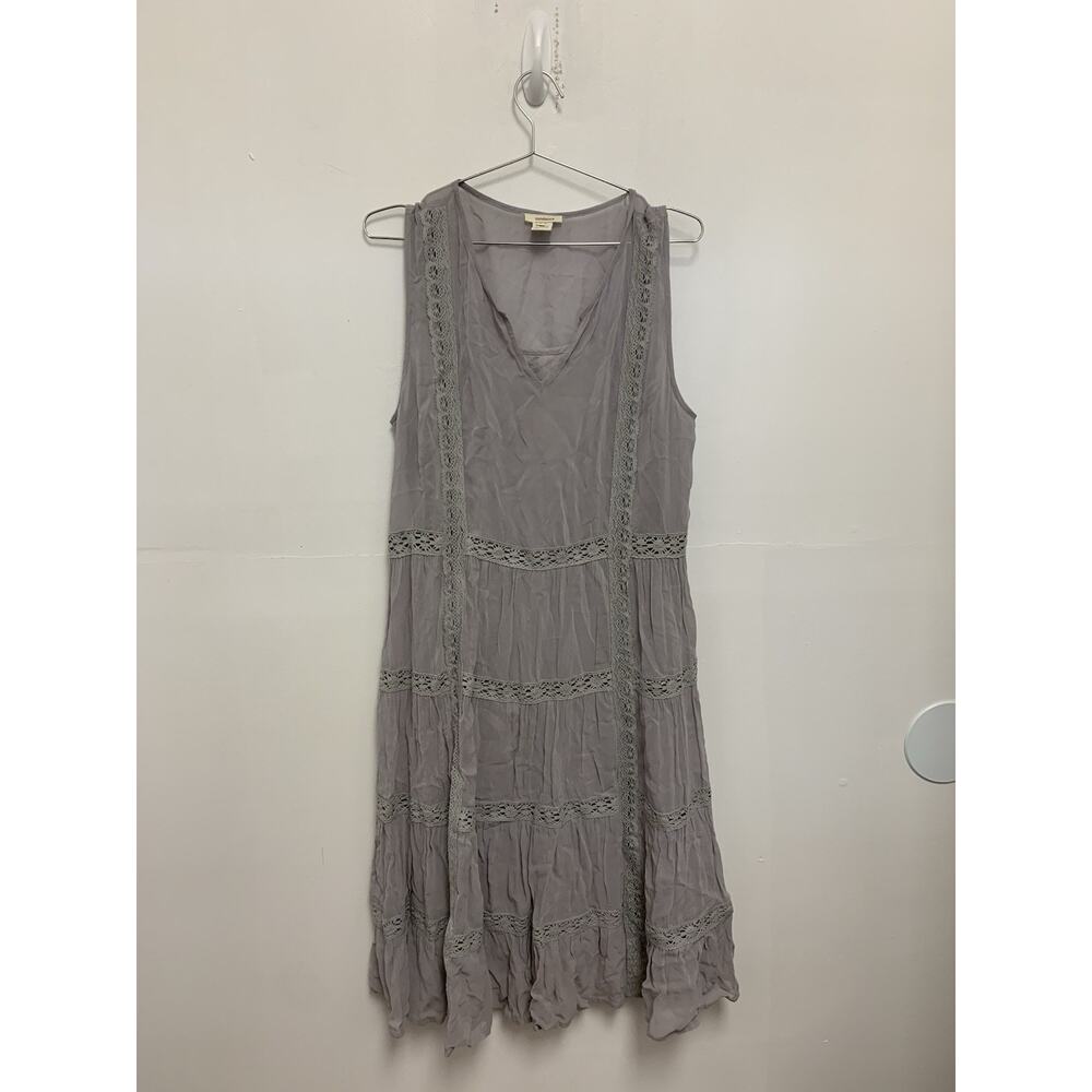 Sundance Gray Sleeveless Midi Dress